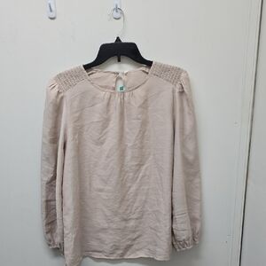 Monday Fun Women's Cream Blouse - Size L